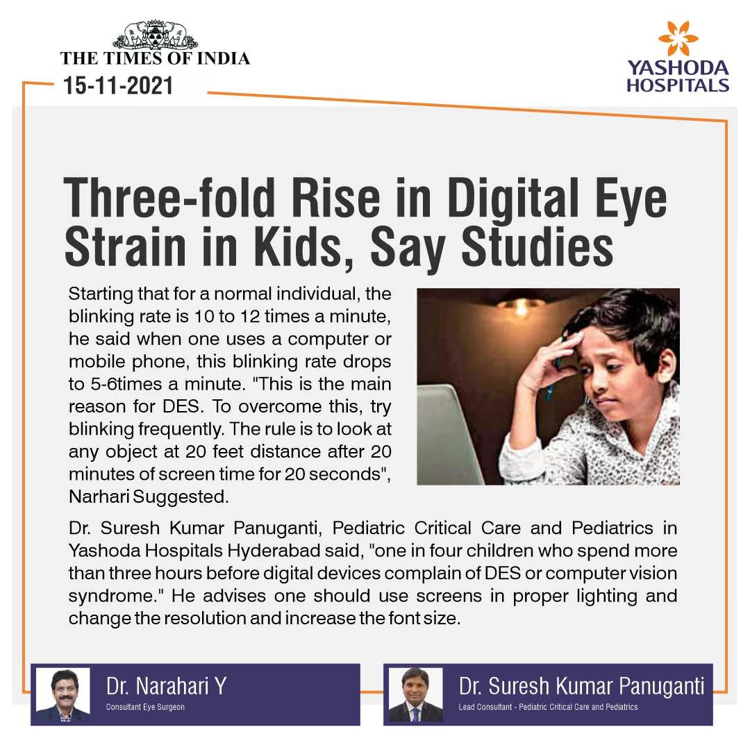 Digital Eye Strains in kids
