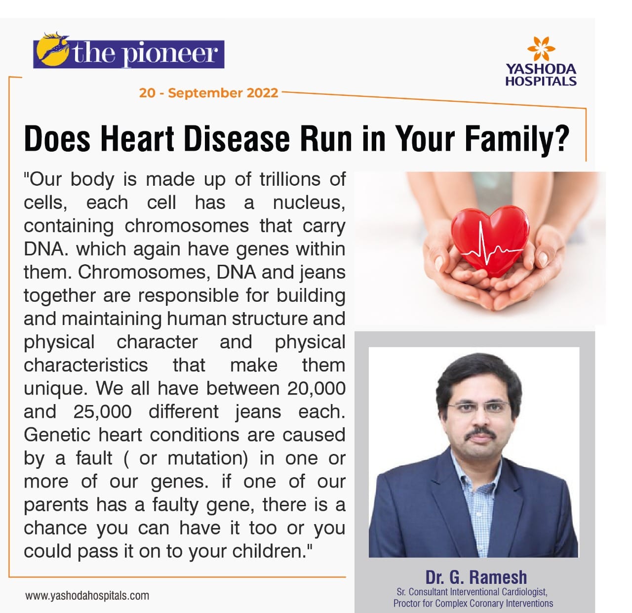 Does Heart Disease run in your family?