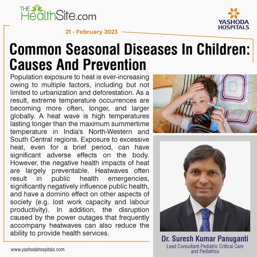 Common Seasonal Diseases In Children: Causes And Prevention