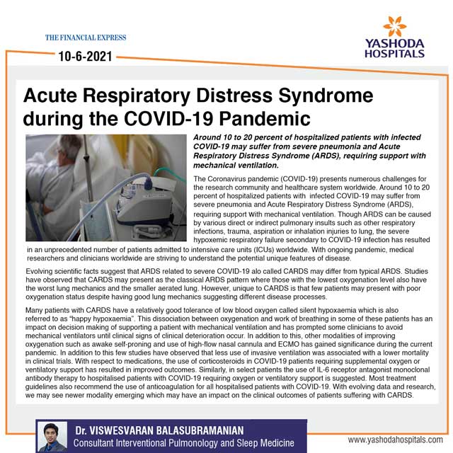 Acute Respiratory Distress Syndrome during Covid-19