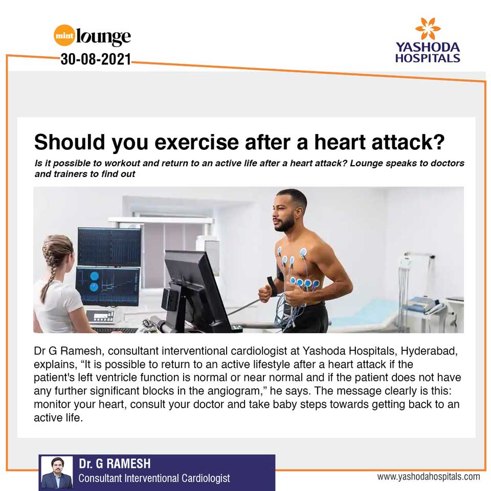 Should you exercise after a Heart Attack?