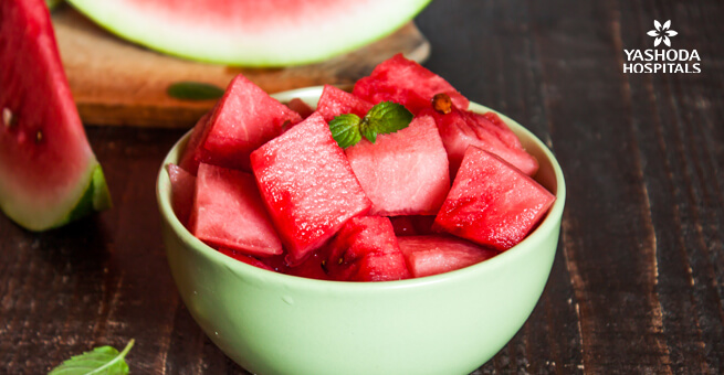 Consumption of water based food Watermelon