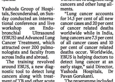 EBUS & Advanced Lung Cancer Treatments Workshop