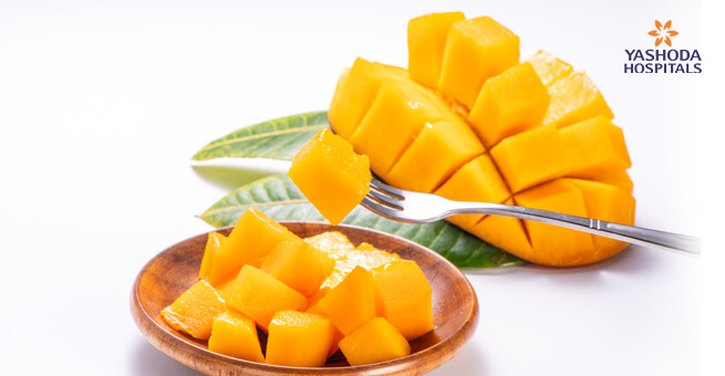 Mangoes are also high in fiber, which aids digestion and prevents many stomach diseases. Mango