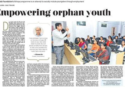 empowering orphan youth YFC